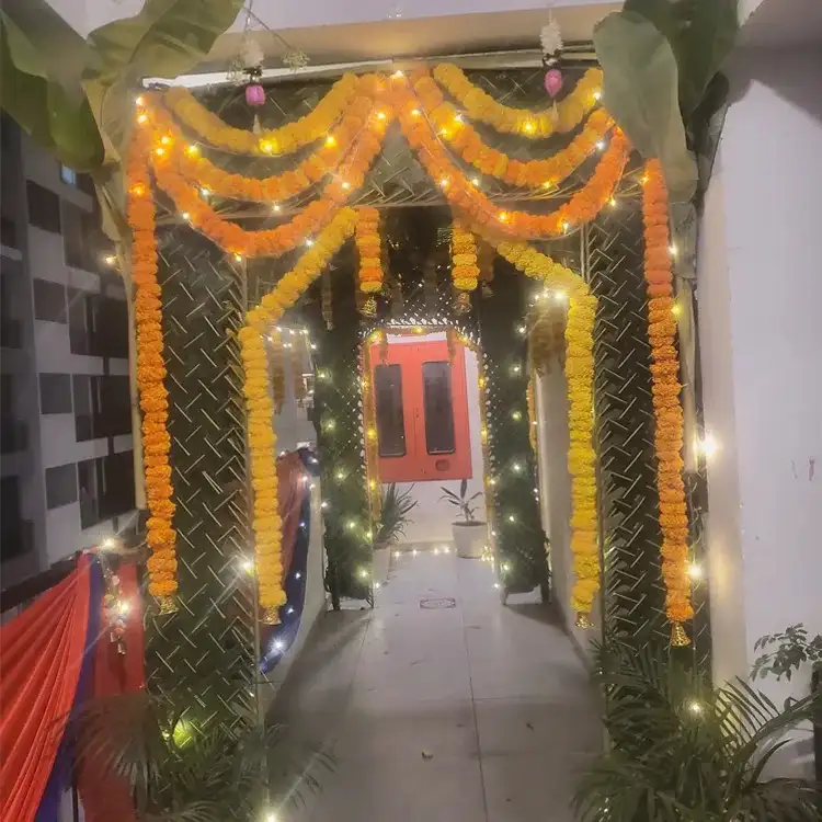 Book coconut leaf chapra decoration service near me